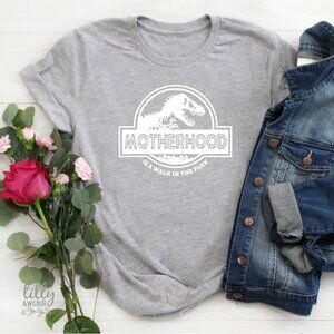 Motherhood is a walk in the park Women's T-Shirt S